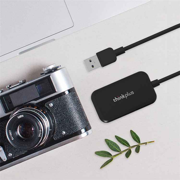 LENOVO Thinkplus USB3.0 3-in-1 Multifunction Card Reader 5Gbps Transmission CF / TF / SD Card Reader
