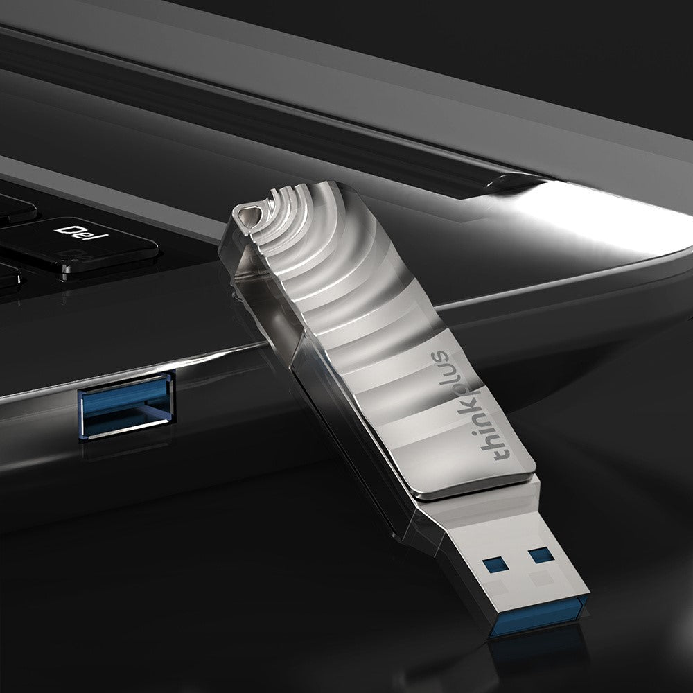 LENOVO THINKPLUS MU232 128GB for iPhone 15 Series USB Flash Drive USB 3.2 + Type-C Memory Stick Thumb Drive