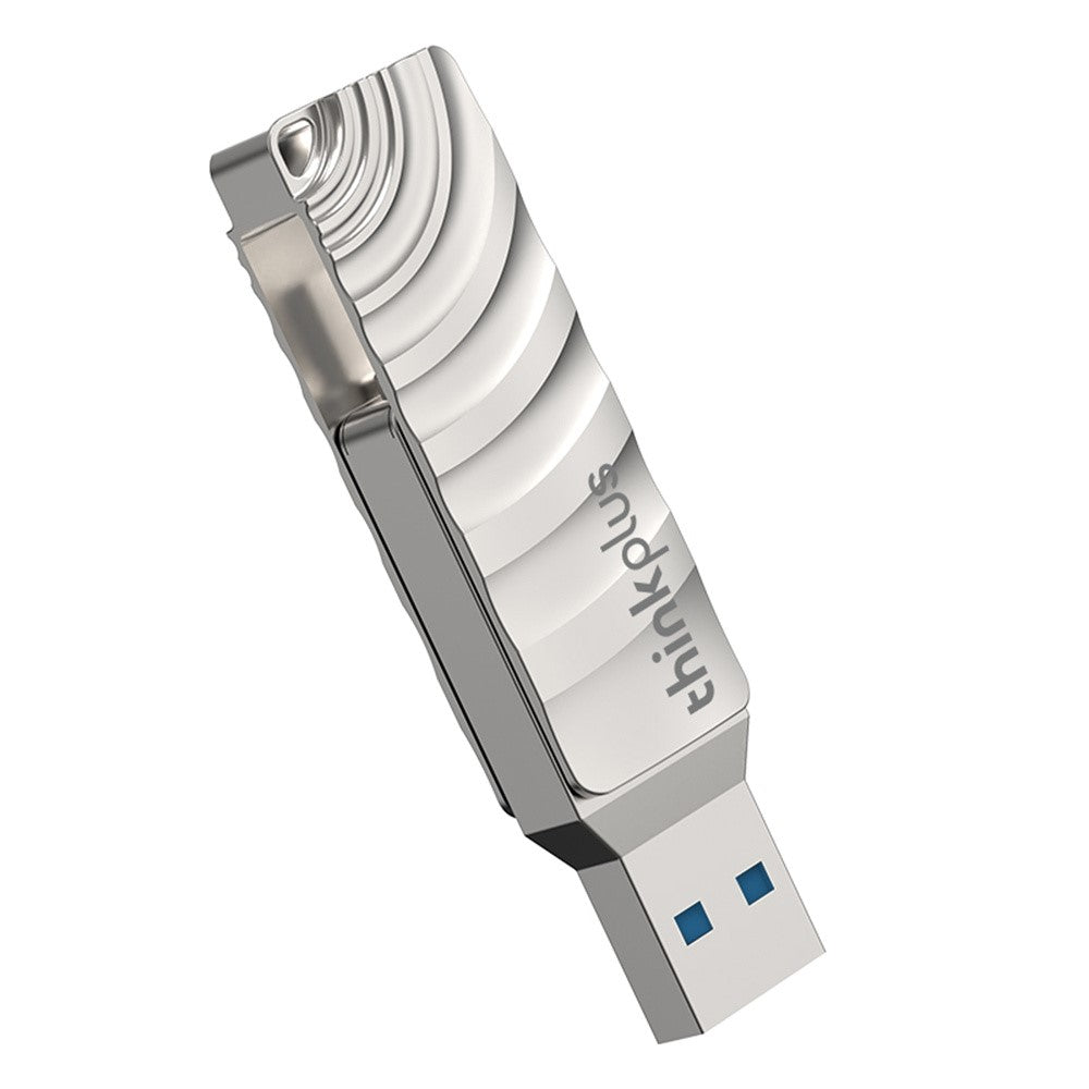LENOVO THINKPLUS MU232 128GB for iPhone 15 Series USB Flash Drive USB 3.2 + Type-C Memory Stick Thumb Drive