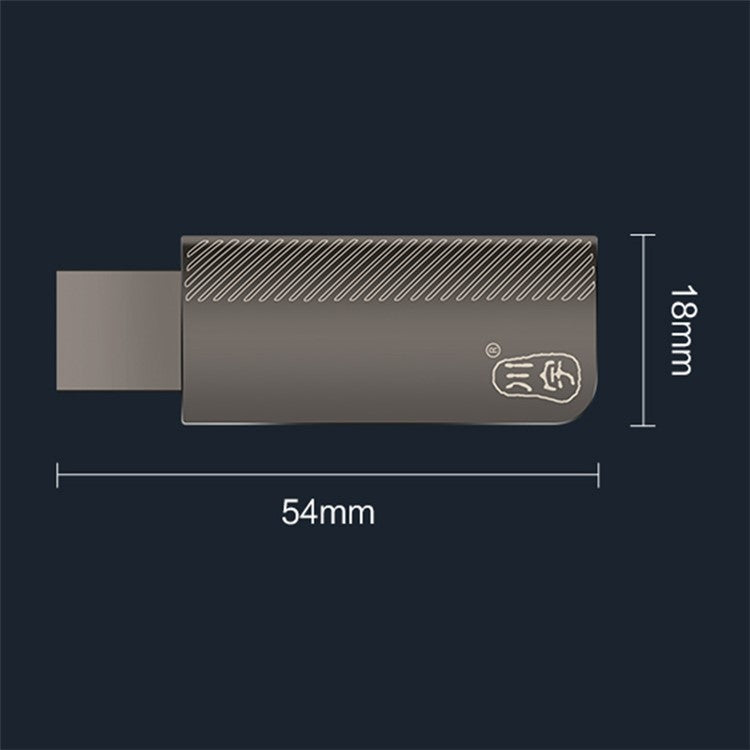 KAWAU C370 USB3.0 SD+TF 2-in-1 Card Reader Portable Mini Metal Card Reader with Single Drive Letter