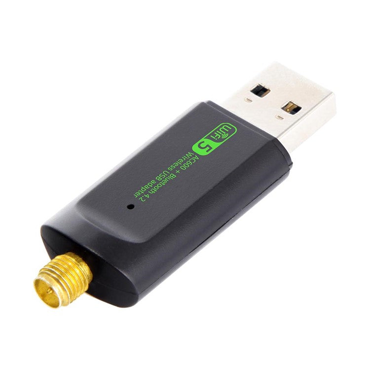 Bluetooth-compatible WiFi Adapter USB Antenna Dongle Ethernet 600Mbps Dual Band Wireless Network Card
