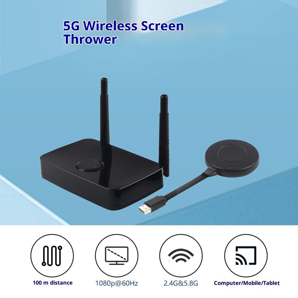 MEASY AM1810 Type-C Wireless HD Display Dongle 100m 1080P Transmitter Receiver for PC TV