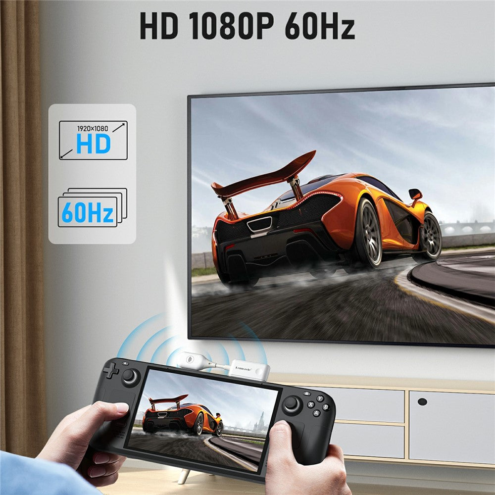 LEMORELE P10 50m Wireless HDTV Transmitter and Receiver Set 1080P 60Hz 5G WiFi HD Extender Kit