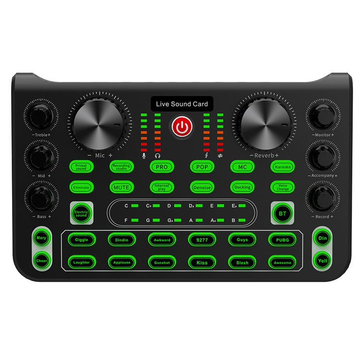 X60 Sound Card Console Desk System Sound Card Mixer for Karaoke Broadcast KTV Singin