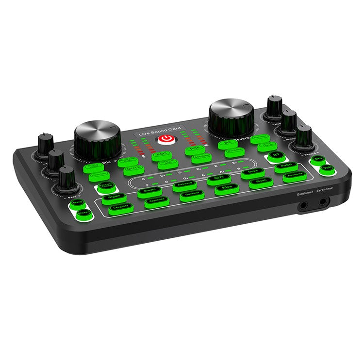 X60 Sound Card Console Desk System Sound Card Mixer for Karaoke Broadcast KTV Singin