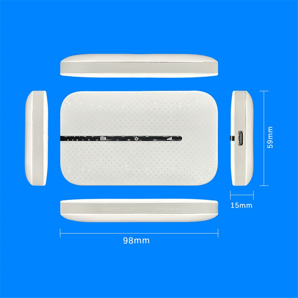 M8 Portable 4G LTE Router 150Mbps High Speed Pocket WiFi Hotspot Modem, EU Version