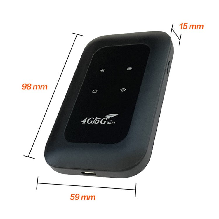 MF800 4G LTE Portable Mobile WiFi Router 150Mbps SIM Card Slot Extender Modem Dongle, Eurasian Versio