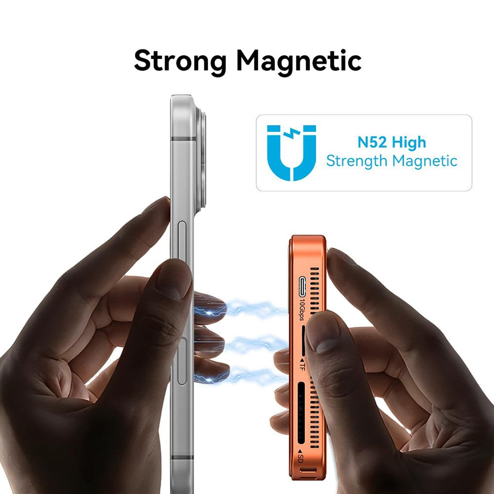 ACASIS EC-1401 10Gbps Magnetic M.2 NVMe SSD Enclosure 6 in 1 USB-C Docking Station with Cooling Fan