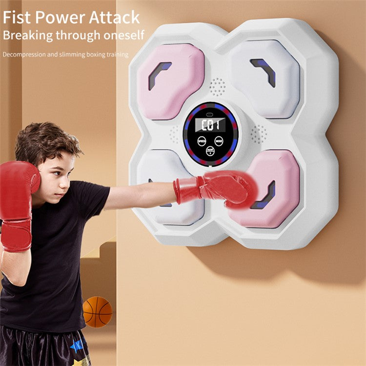 T-9612 9 Speed 5 Volume Children Smart Music Boxing Machine Reaction Training Wall Targe