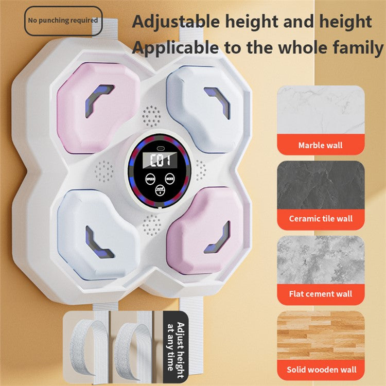 T-9612 9 Speed 5 Volume Children Smart Music Boxing Machine Reaction Training Wall Targe