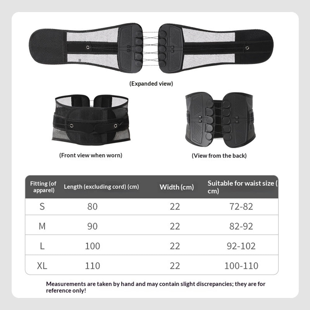 Pulley Rope Lumbar Support Belt Breathable Weightlifting Belt Squat Deadlift Training Waist Brace