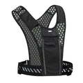 2603 Reflective Running Vest 3L Hydration Backpack with Touchscreen Phone Pocket for Cycling Running