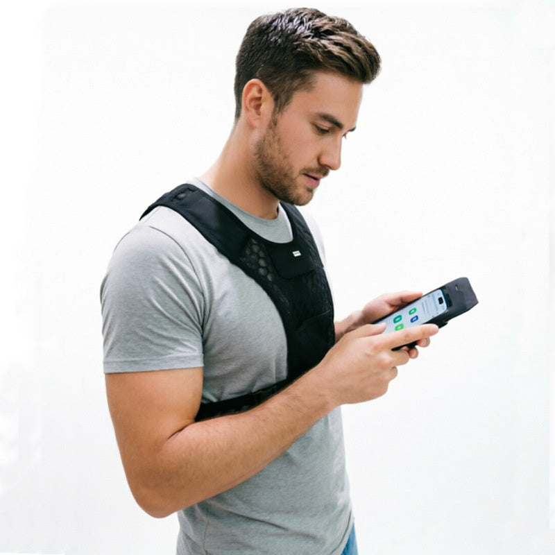 2603 Reflective Running Vest 3L Hydration Backpack with Touchscreen Phone Pocket for Cycling Running
