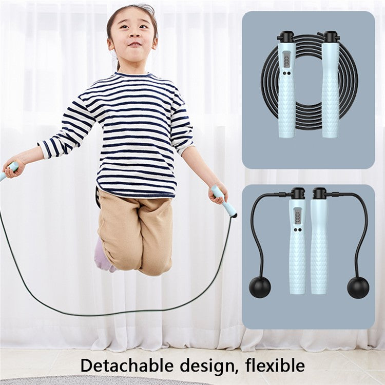 MY005 1.5m Adjustable Four Modes Intelligent Counting Jump Rope Fitness Too