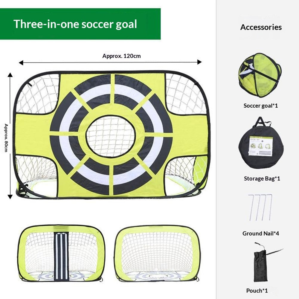 Kids Portable Soccer Goal Net Foldable Training Soccer Goal with Carrying Bag