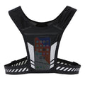 2205 Running Jacket with Phone Pouch for Men Women Adjustable Waistband Reflective Vest Holds 1000ml Water Bottle