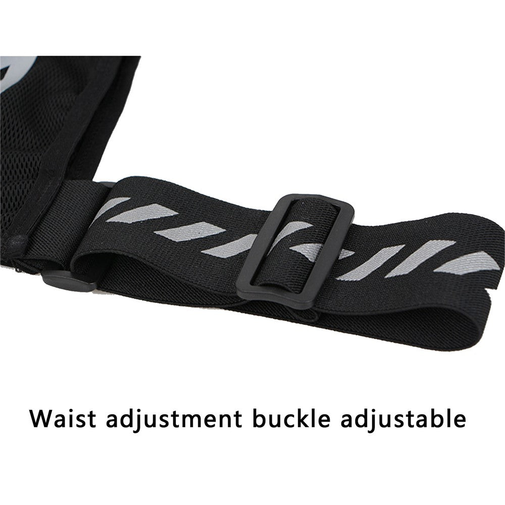 2205 Running Jacket with Phone Pouch for Men Women Adjustable Waistband Reflective Vest Holds 1000ml Water Bottle