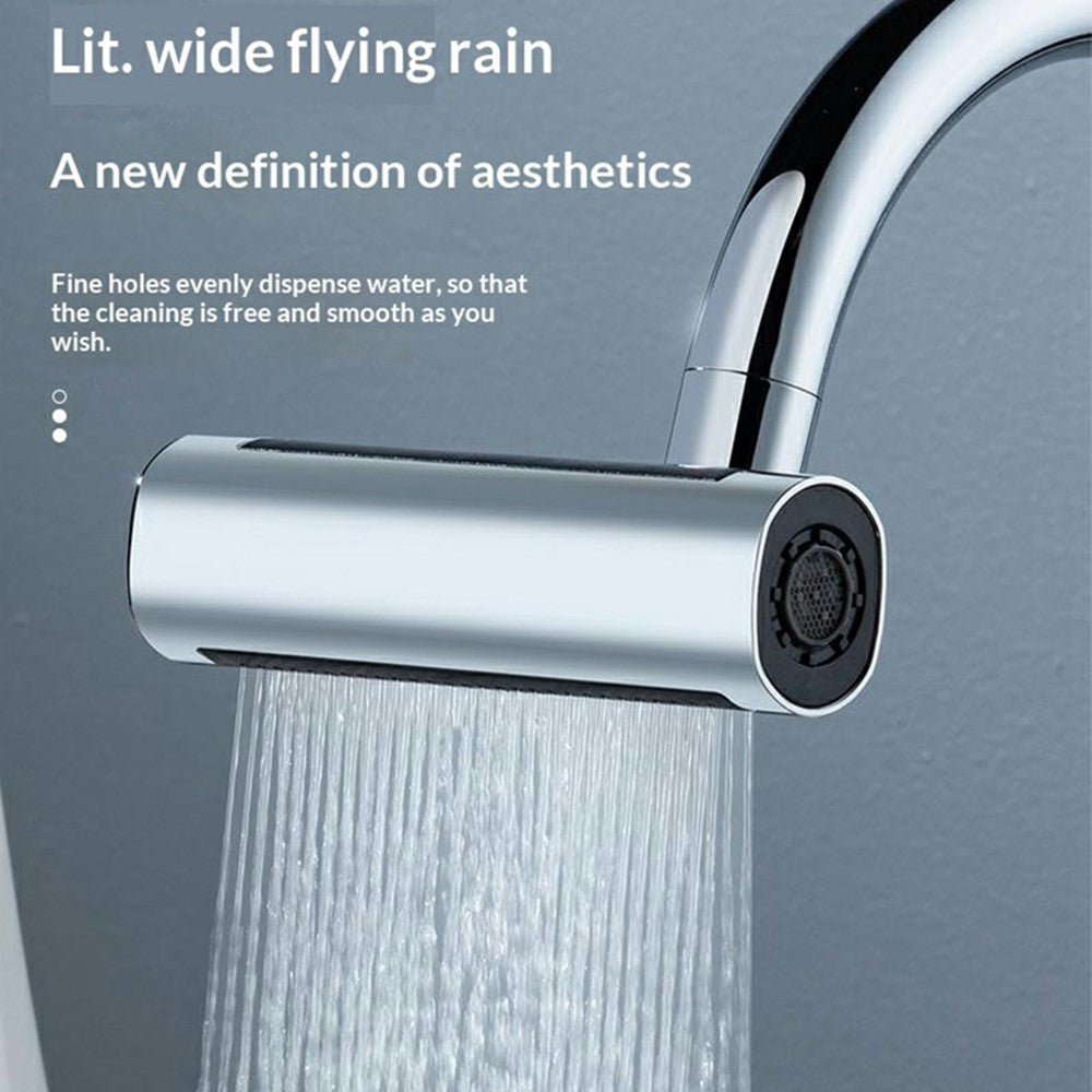 360 Degree Swivel Kitchen Faucet Extender 4-Mode Water Flow 22mm Thread Anti-Splash Aerator Sprayer Adapter for Sink