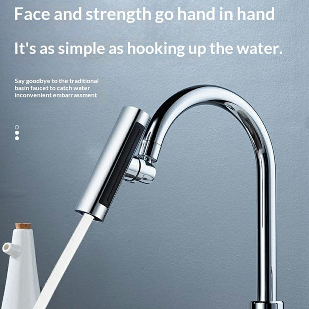 360 Degree Swivel Kitchen Faucet Extender 4-Mode Water Flow 22mm Thread Anti-Splash Aerator Sprayer Adapter for Sink