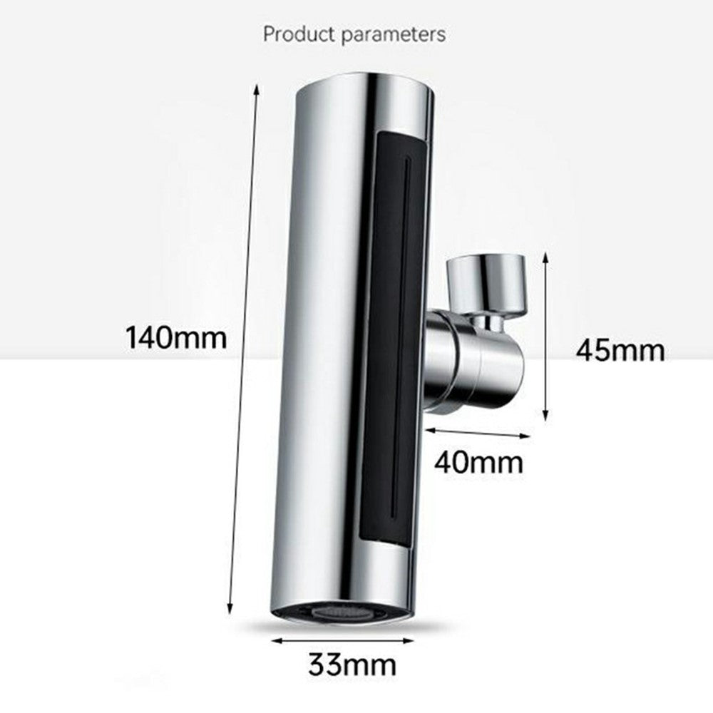 360 Degree Swivel Kitchen Faucet Extender 4-Mode Water Flow 22mm Thread Anti-Splash Aerator Sprayer Adapter for Sink