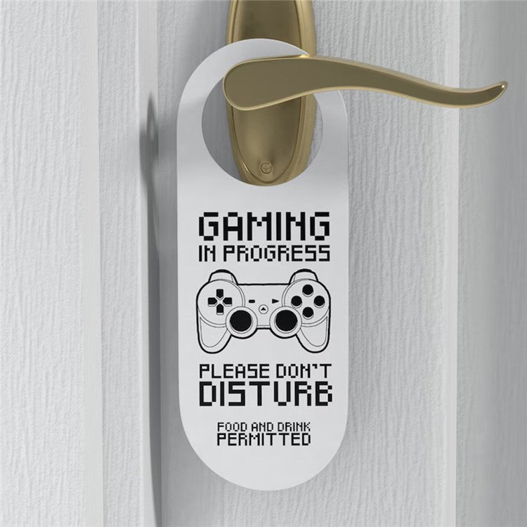 Please Don't Disturb Door Hanger Sign Acrylic Door Plate For Bedroom  /  Game Room Home Decor