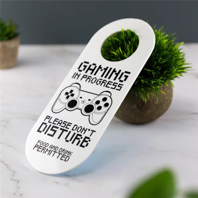 Please Don't Disturb Door Hanger Sign Acrylic Door Plate For Bedroom  /  Game Room Home Decor