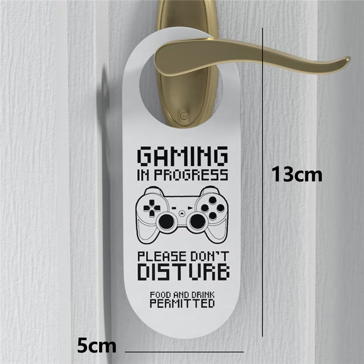 Please Don't Disturb Door Hanger Sign Acrylic Door Plate For Bedroom  /  Game Room Home Decor