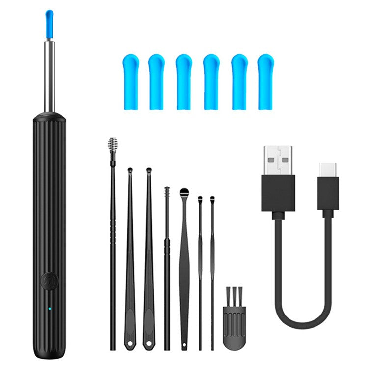 Visual Ear Cleaning Endoscope with LED Light Earwax Removal Tool Kit, Upgraded Versio