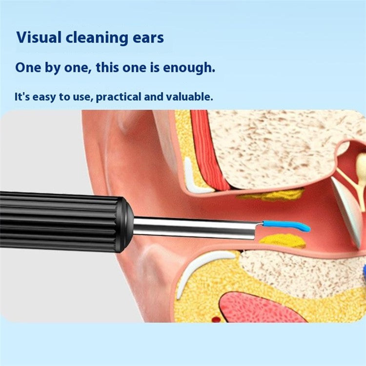 Visual Ear Cleaning Endoscope with LED Light Earwax Removal Tool Kit, Upgraded Versio