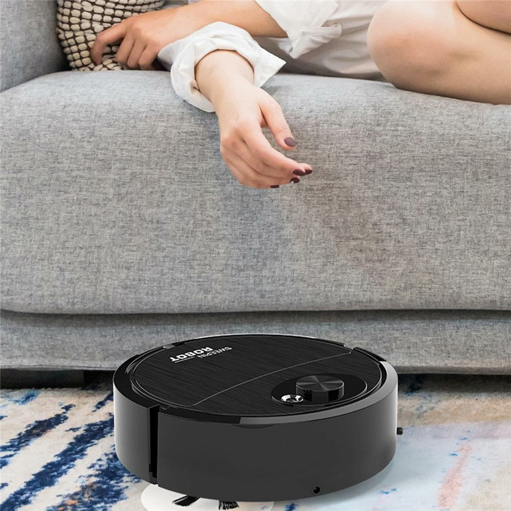 USB Charging Vacuum Cleaner 3 In 1 Sweeping Robot Smart Cleaning Device for Floor / Carpet / Hardwood