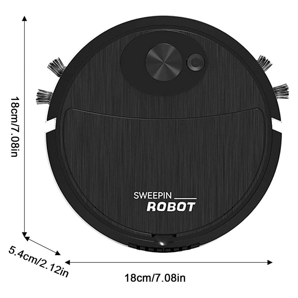 USB Charging Vacuum Cleaner 3 In 1 Sweeping Robot Smart Cleaning Device for Floor / Carpet / Hardwood