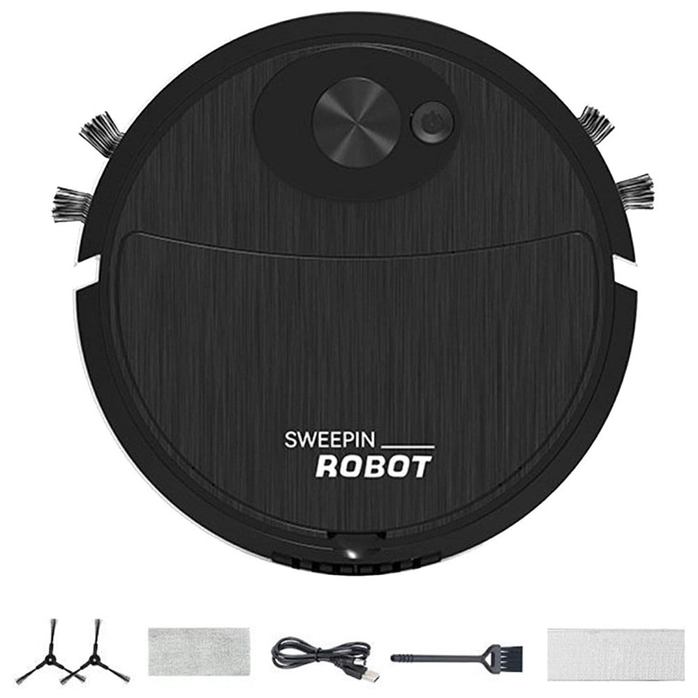 USB Charging Vacuum Cleaner 3 In 1 Sweeping Robot Smart Cleaning Device for Floor / Carpet / Hardwood