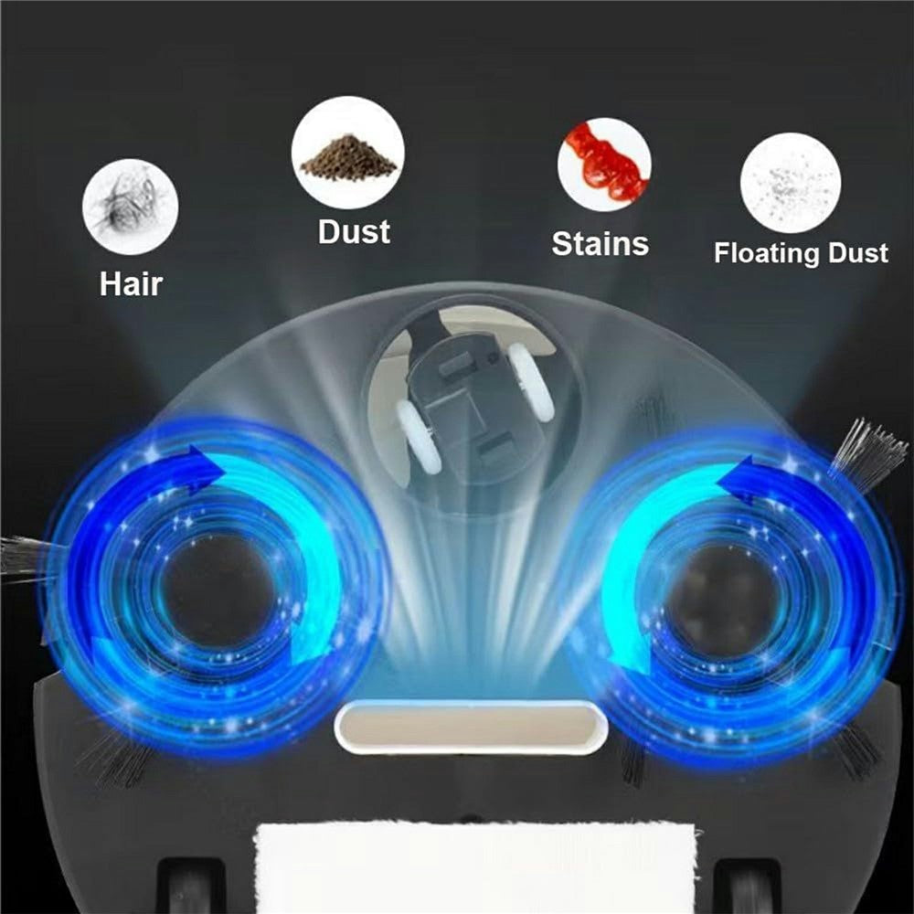USB Charging Vacuum Cleaner 3 In 1 Sweeping Robot Smart Cleaning Device for Floor / Carpet / Hardwood