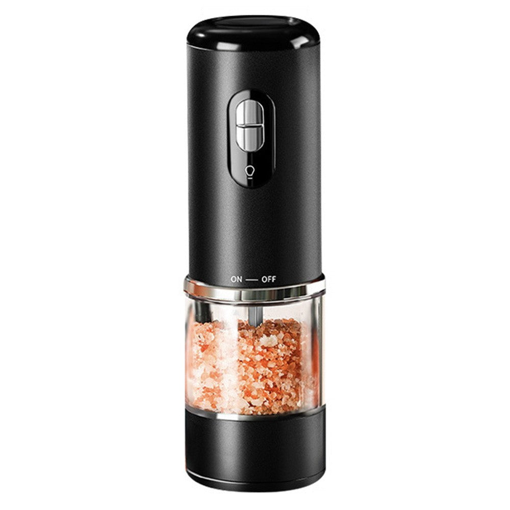 Electric Seasoning Grinder One Button Pepper Salt Mill Rechargeable Kitchen Grinding Tool for Cooking