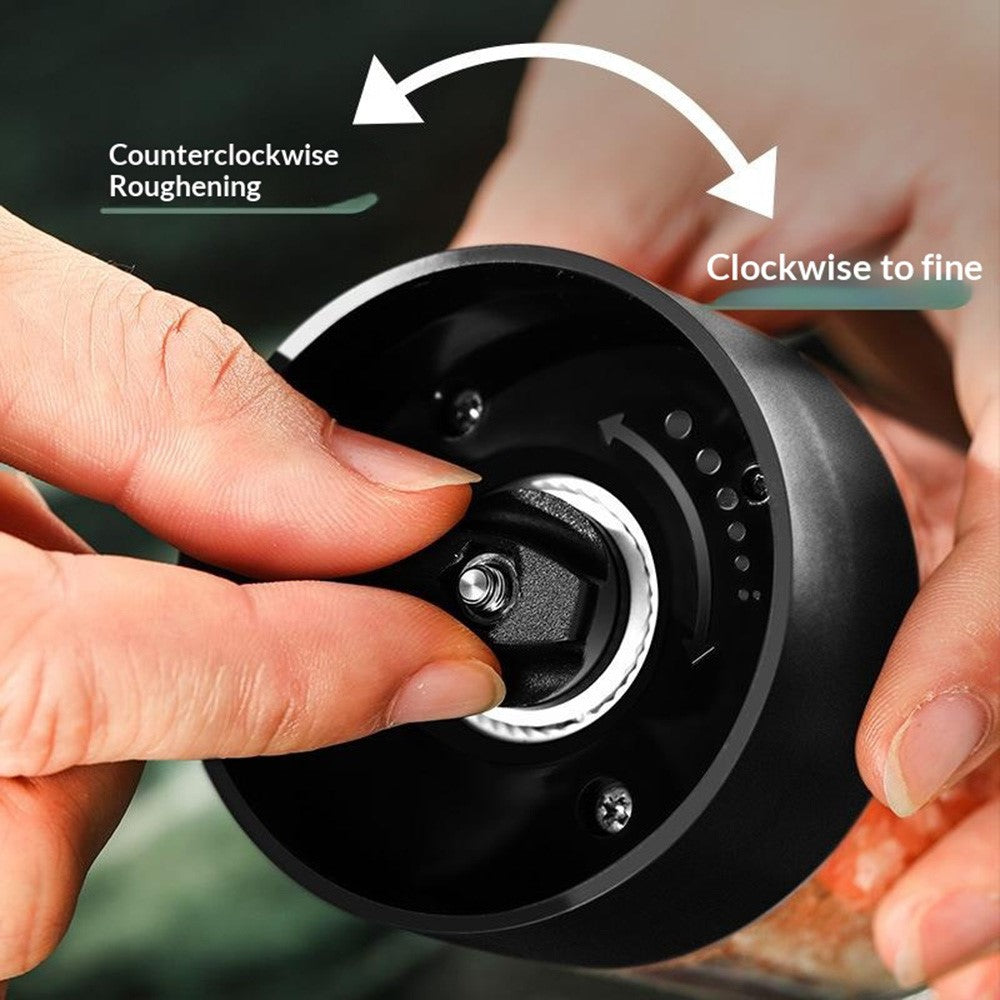 Electric Seasoning Grinder One Button Pepper Salt Mill Rechargeable Kitchen Grinding Tool for Cooking
