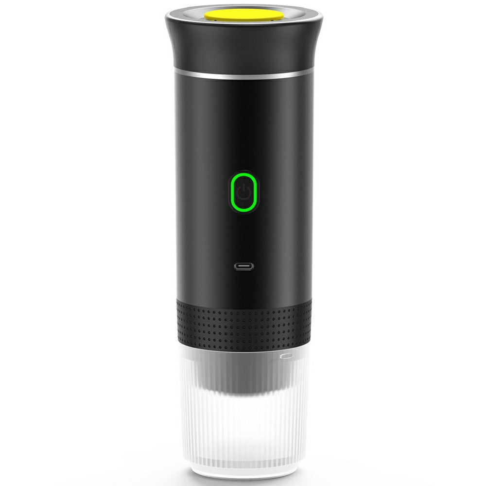 Portable Coffee Maker Self-Heating Travel Electric Espresso Machine for Ground Coffee and Capsules (BPA Free, No FDA)