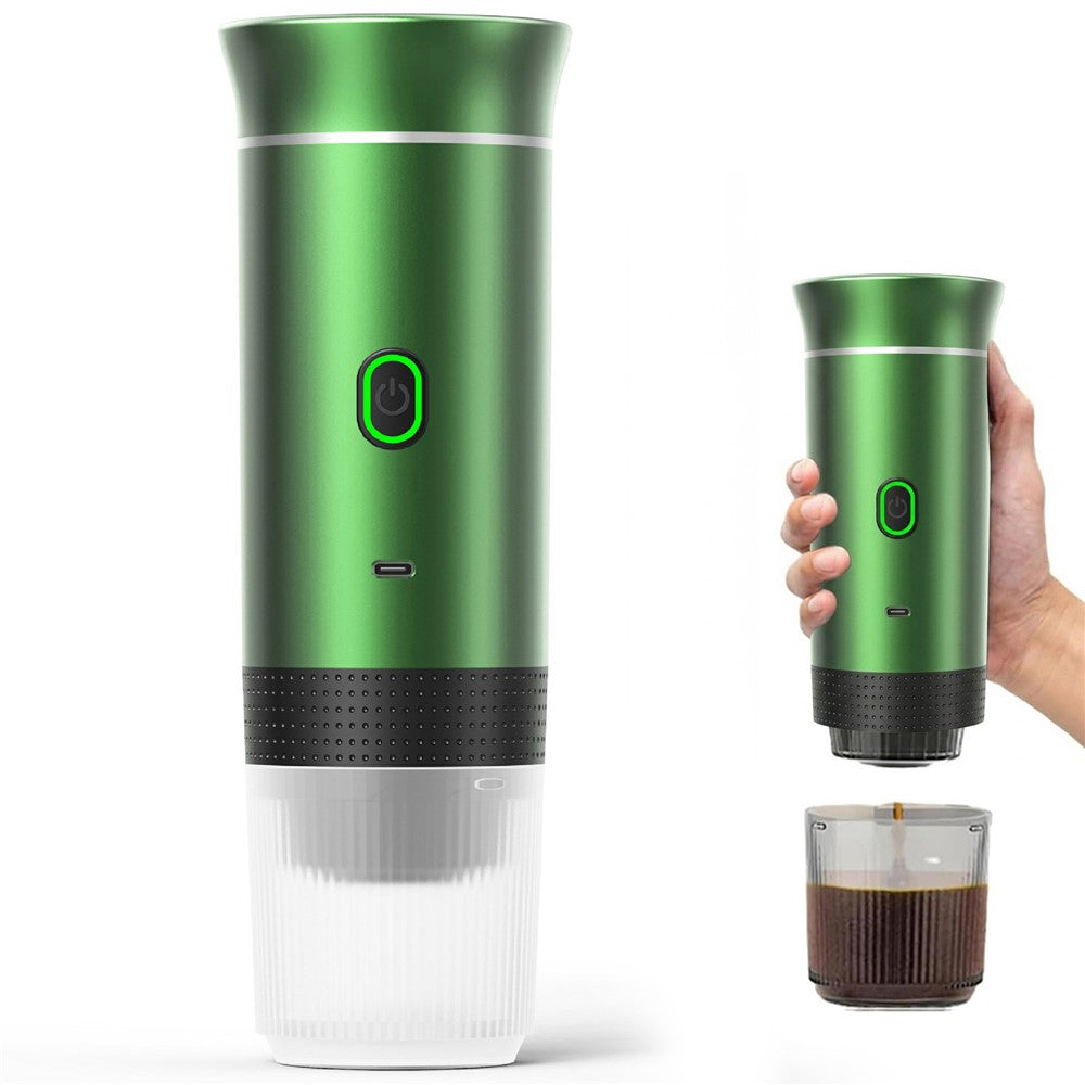kaffebryggare, självuppvärmande elektrisk espressomaskin för malet kaffe och kapslar (BPA-fri