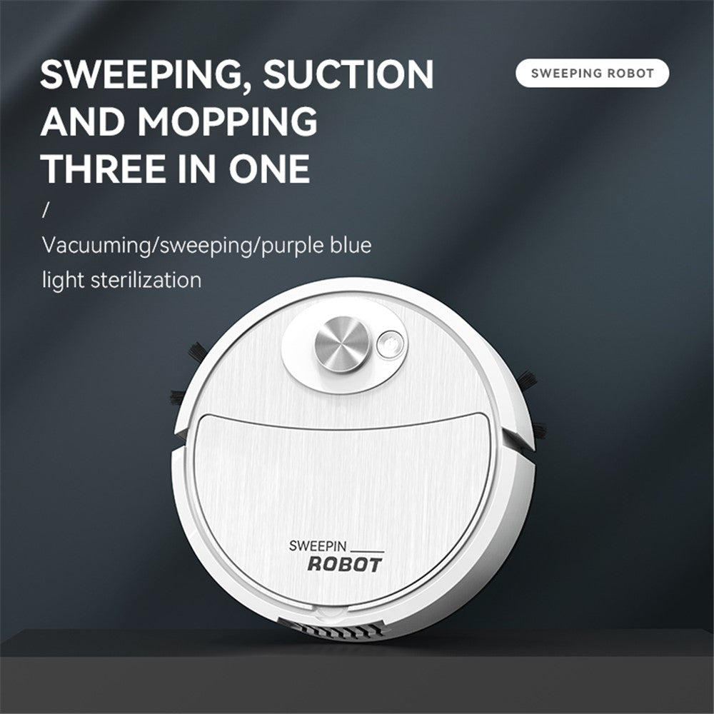 8088 3-in-1 Function Smart Sweeping Robot Rechargeable Wireless Floor Vacuum Cleaner