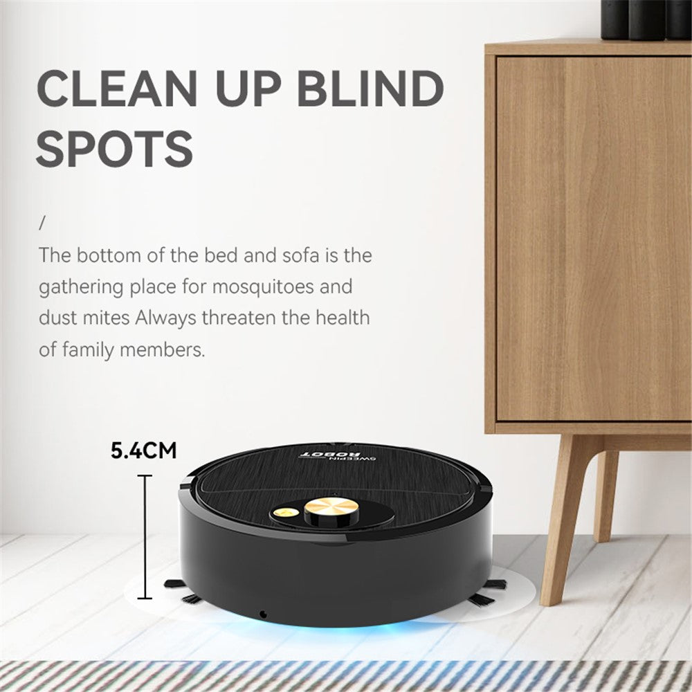 8088 3-in-1 Function Smart Sweeping Robot Rechargeable Wireless Floor Vacuum Cleaner