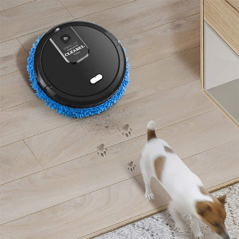 K-555 Robot Vacuum Cleaner 2 in 1 Smart Sweep and Mop with Strong Suction for Pet Hair and Hard Floors