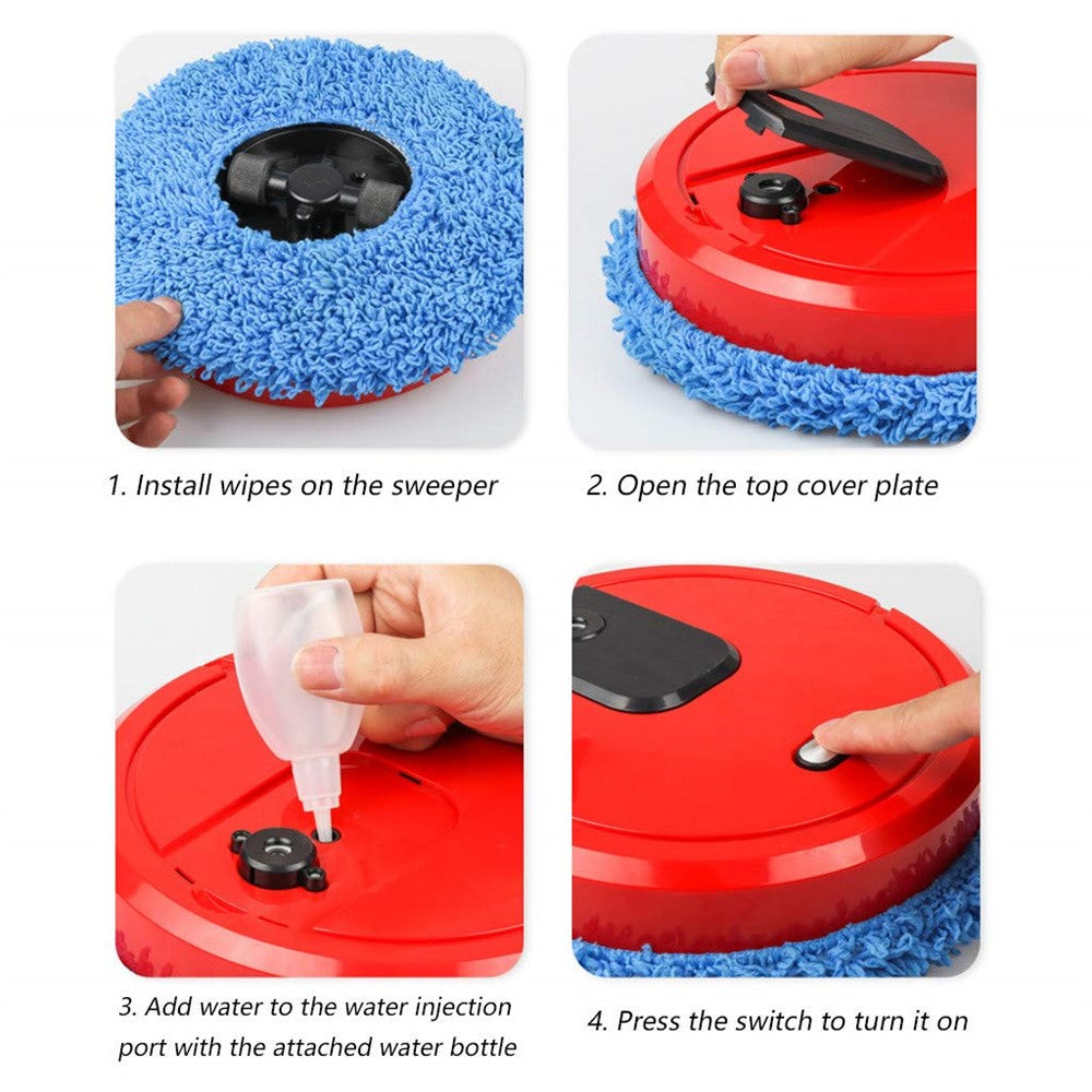 K-555 Robot Vacuum Cleaner 2 in 1 Smart Sweep and Mop with Strong Suction for Pet Hair and Hard Floors