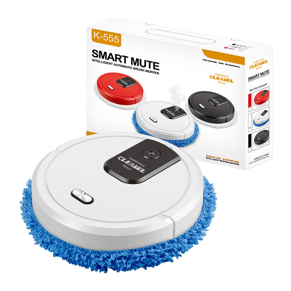 K-555 Robot Vacuum Cleaner 2 in 1 Smart Sweep and Mop with Strong Suction for Pet Hair and Hard Floors