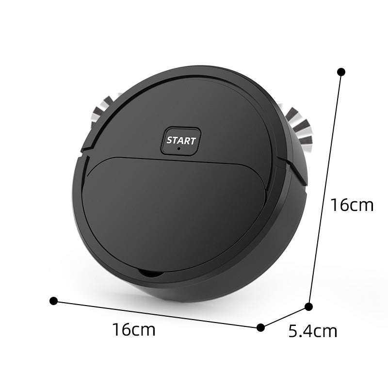 Mini Robot Vacuum 3-in-1 Sweep Mop Suction Cleaner 400mAh 40min Runtime for Home Floors
