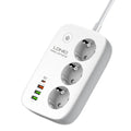 LDNIO SEW3452 WiFi Smart Power Strip 30W PD Fast Charging 3 EU Plug AC Outlets 4 USB Ports Remote Control Power Socket