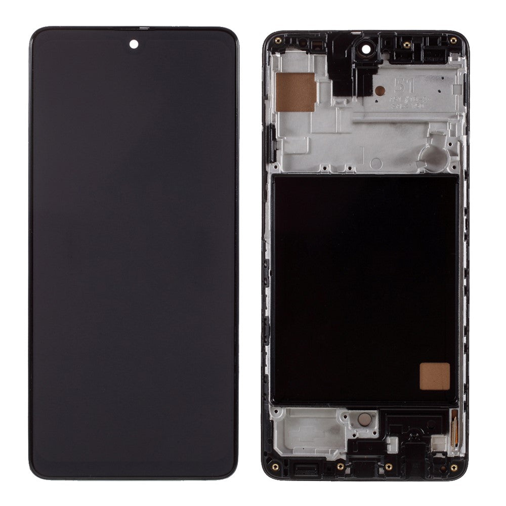 For Samsung Galaxy A51 4G SM-A515 Grade C LCD Screen and Digitizer Assembly + Frame Part (TFT Edition, without Fingerprint) (without Logo)