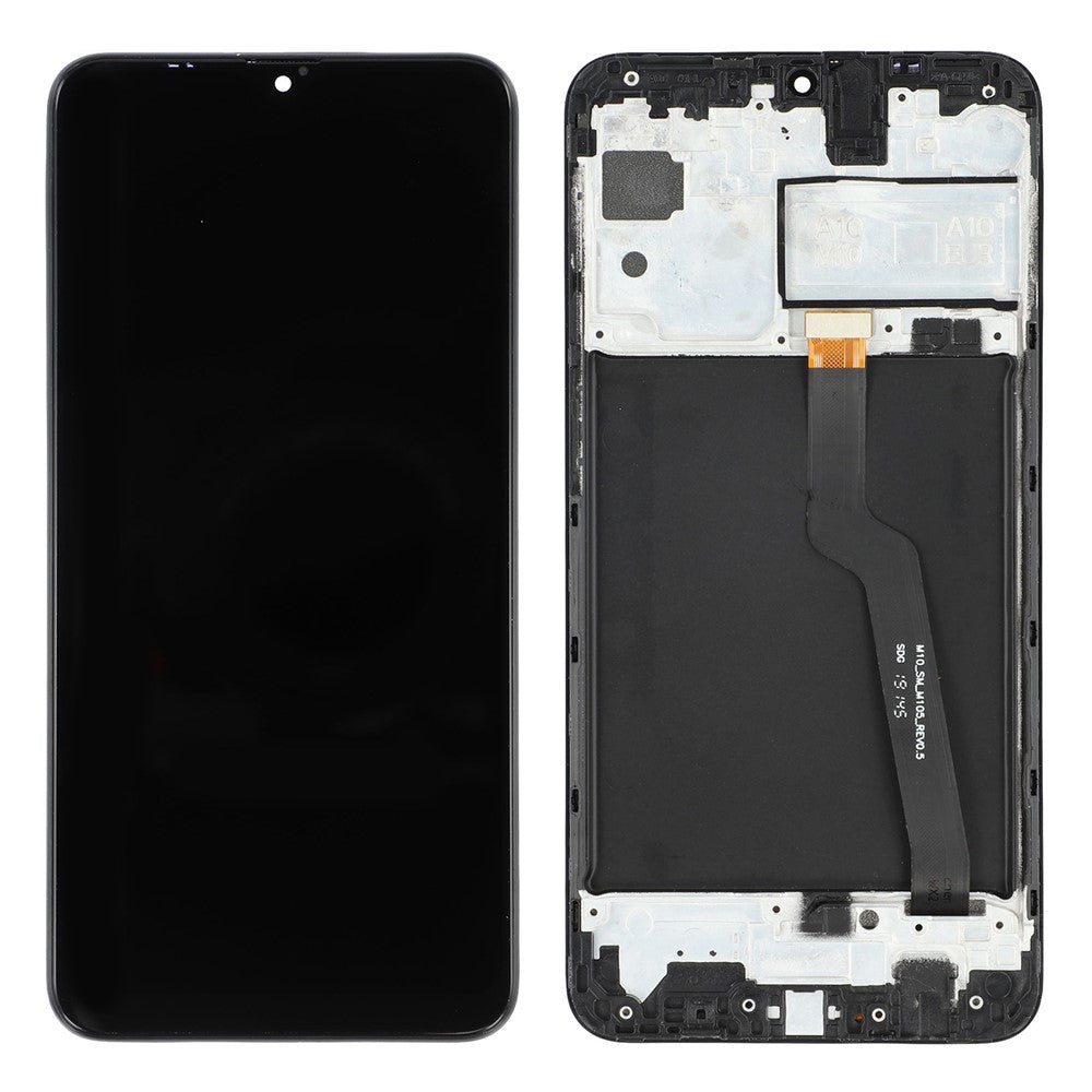For Samsung Galaxy A10 A105 Grade C LCD Screen and Digitizer Assembly + Frame Replacement Part (without Logo)