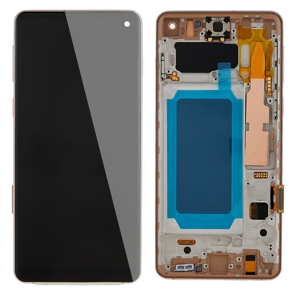 For Samsung Galaxy S10 G973 Grade C LCD Screen and Digitizer Assembly + Frame Replacement Part (TFT Technology) (without Logo)