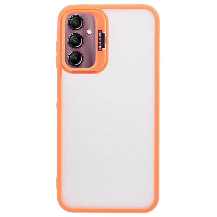 NKS Series For Samsung Galaxy A15 4G / 5G Case TPU+PC Phone Cover with Lens Frame Kickstand