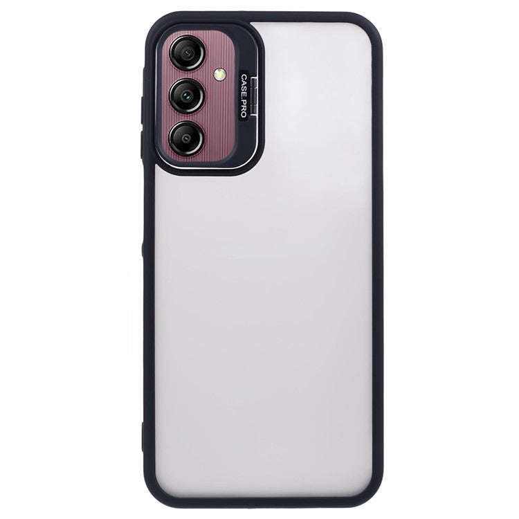 NKS Series For Samsung Galaxy A15 4G / 5G Case TPU+PC Phone Cover with Lens Frame Kickstand