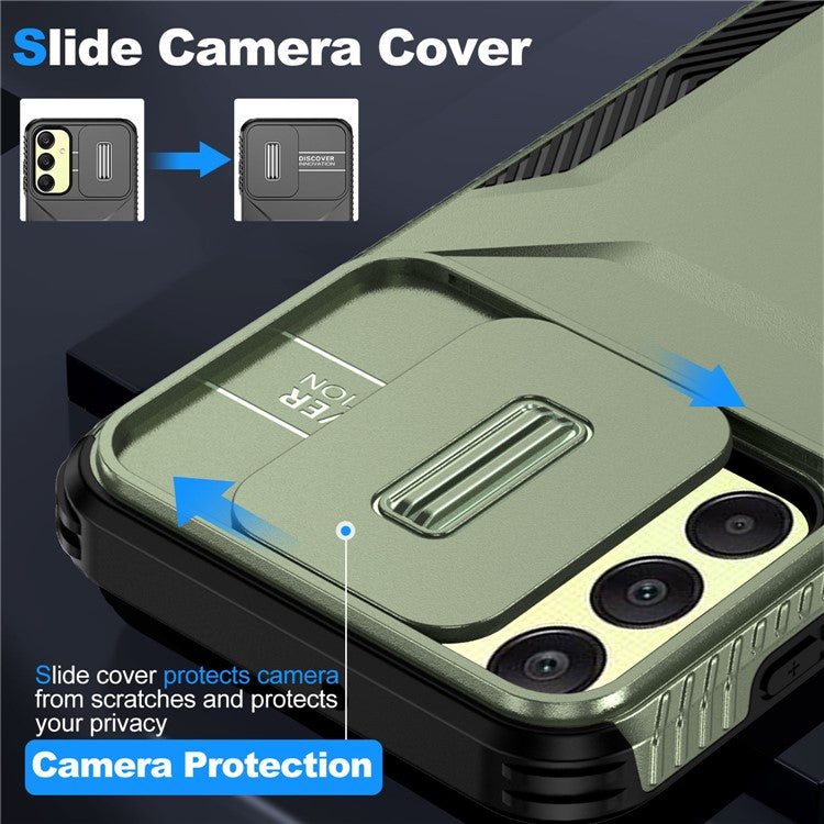 For Samsung Galaxy A25 5G (Global) (161.0 X 76.5 X 8.3mm) Case  TPU+PC Military Grade Shockproof Cover